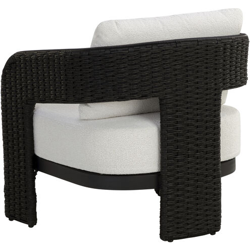 Pylos Black / Louis Cream Outdoor Dining Armchair